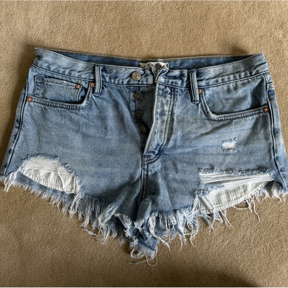 Free people jean shorts - Picture 1 of 3